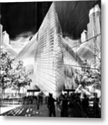 At The World Trade Center - A New York Impression Metal Print