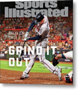 Atlanta Braves, 2021 World Series Commemorative Issue Cover Metal Print