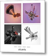 Atlanta Hoods Metal Print