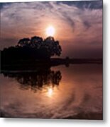 August Sunsets Metal Print