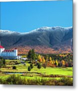 Autumn At The Mount Washington Crop Metal Print