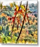 Autumn In The Valley Metal Print