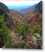 Autumn Mountain View Metal Print