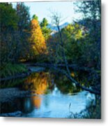 Autumn On The Ausable River Metal Print