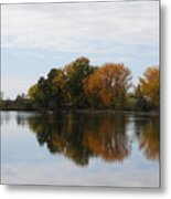 Autumn Reflection Metal Print