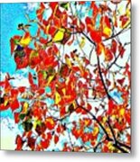 Autumn  So  Stylish Metal Print