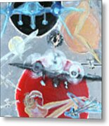 Aviation Within The Stratosphere Metal Print