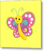 Baby Butterfly Metal Print