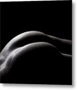 Back Edge - Light Curves Metal Print