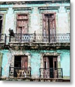 Balcony For Everybody. Havana. Cuba. Metal Print