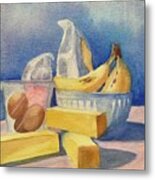 Banana Bread Metal Print