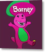 Barney Metal Print