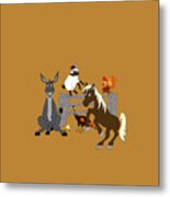 Barnyard Boogie Metal Print