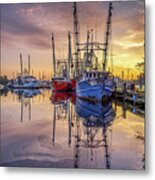 Bayou Sunrise, 9/26/20 Metal Print