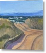 Beach Road Metal Print