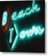 Beach Town Metal Print