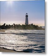 Beach With A View Metal Print