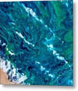 Beachy Metal Print