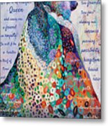 Bear And Peacock Poem Metal Print