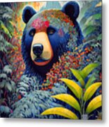 Bear In The Forest - 6sd Metal Print