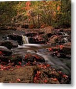 Beautiful Autumn Cascades Metal Print