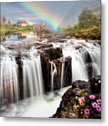 Beautiful Fairy Pools Scotland Metal Print