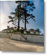 Beautiful Landscape Of Dochula 108 Stupa At Dochula Pass Bhutan Metal Print