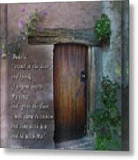 Behold I Stand At The Door And Knock In002 Metal Print