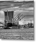 Belfast Docks Metal Print