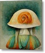 Bell Bottomed Shroom Metal Print