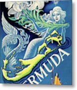 Bermuda Mermaid Metal Print