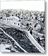 Bethlehem City And Fields In 1900 Metal Print