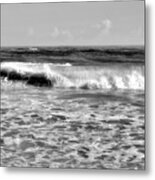 Black And White Ocean Photo 177 Metal Print