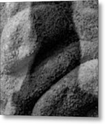 Black And White Photography - Delaware River Bed Metal Print