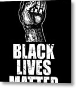 Black Lives Matter Blm Metal Print