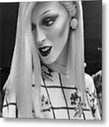 Blonde Dummy In Regent St London 1980 Metal Print