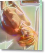 Blonde On A Yacht Metal Print