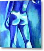 Blue And Bright Metal Print