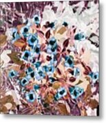 Blue Autumn Metal Print