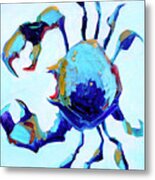 Blue Crab Metal Print