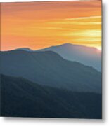 Blue Ridge Mountains Linville Gorge Hawksbill Mountain North Carolina Metal Print
