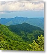 Blue Ridge Parkway View Metal Print