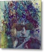 Bob Dylan @21 New Series Metal Print
