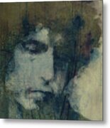 Bob Dylan  - Blue Metal Print