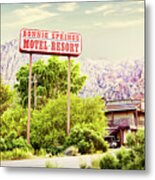 Bonnie Springs Motel Resort Metal Print