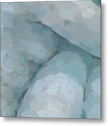 Born Blue Metal Print