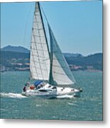 Born To Sail Metal Print