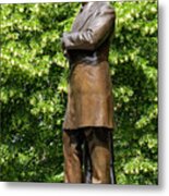 Boston Public Gardens Charles Sumner Statue Metal Print