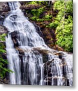 Breathtaking Upper Whitewater Falls Metal Print