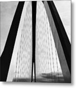 Bridge 1202 Bw Metal Print